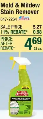 Menards Mold & Mildew Stain Remover offer