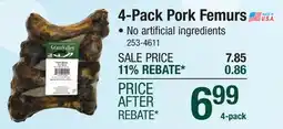 Menards 4-Pack Pork Femurs offer