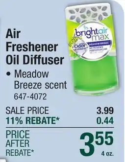 Menards Air Freshener Oil Diffuser offer