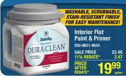 Menards Interior Flat Paint & Primer offer