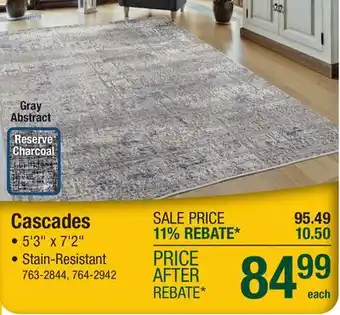 Menards Cascades offer