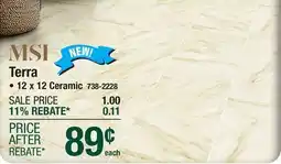 Menards Terra offer
