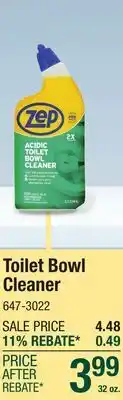 Menards Toilet Bowl Cleaner offer