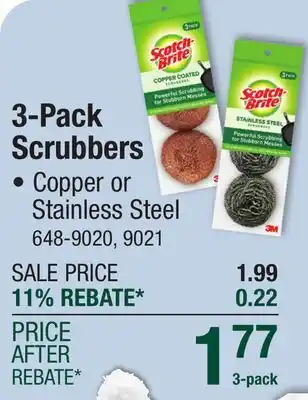 Menards 3-Pack Scrubbers offer