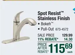 Menards Spot Resist Stainless Finish offer