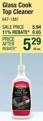 Menards Glass Cook Top Cleaner offer