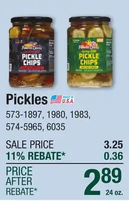 Menards Pickles offer