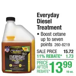 Menards Everyday Diesel Treatment offer
