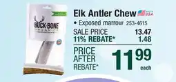 Menards Elk Antler Chew offer