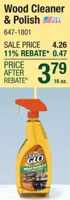 Menards Wood Cleaner & Polish offer