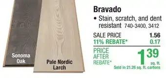 Menards Bravado offer