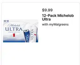 Walgreens 12-Pack Michelob Ultra offer