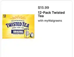 Walgreens 12-Pack Twisted Tea offer