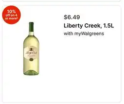Walgreens Liberty Creek, 1.5L offer
