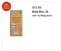 Walgreens Bota Box, 3L offer