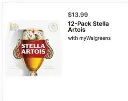 Walgreens 12-Pack Stella Artois offer