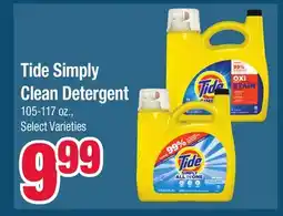 Jewel-Osco Tide Simply Clean Detergent offer