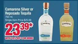 Jewel-Osco Camarena Silver or Reposado Tequila offer