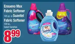 Jewel-Osco Ensueno Max Fabric Softener 105 oz. or Suavitel Fabric Softener 100 oz offer