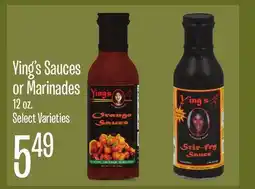 Jewel-Osco Ying's Sauces or Marinades offer