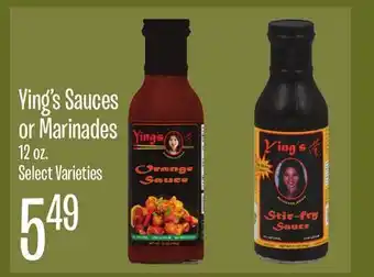 Jewel-Osco Ying's Sauces or Marinades offer