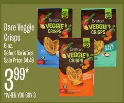 Jewel-Osco Dare Veggie Crisps offer