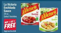 Jewel-Osco La Victoria Enchilada Sauce offer