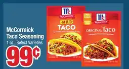 Jewel-Osco McCormick Taco Seasoning offer