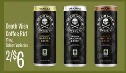 Jewel-Osco Death Wish Coffee Rtd offer