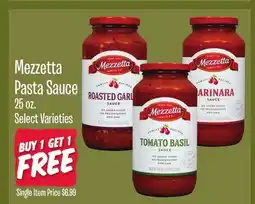 Jewel-Osco Mezzetta Pasta Sauce offer