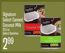 Jewel-Osco Signature Select Canned Coconut Milk offer