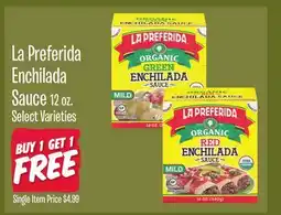 Jewel-Osco La Preferida Enchilada Sauce offer