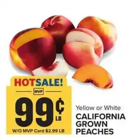 Food Lion CALIFORNIA GROWN PEACHES offer