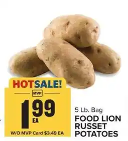 Food Lion FOOD LION RUSSET POTATOES offer
