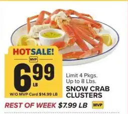 Food Lion Snow Crab Clusters offer