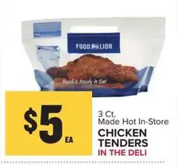 Food Lion Chicken Tenders offer