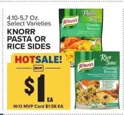 Food Lion Knorr Pasta or Rice Sides offer