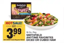 Food Lion Smithfield Anytime Favorites Diced or Cubed Ham offer