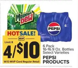 Food Lion Pepsi Products offer