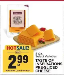 Food Lion Taste of Inspirations Pre-Sliced Cheese offer