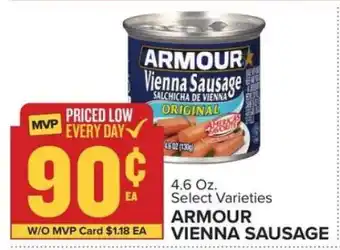 Food Lion Armour Vienna Sausage offer