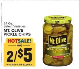 Food Lion Mt. Olive Pickle Chips offer