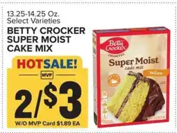 Food Lion Betty Crocker Super Moist cake mix offer
