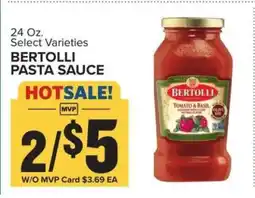 Food Lion Bertolli Pasta Sauce offer
