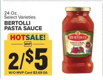 Food Lion Bertolli Pasta Sauce offer