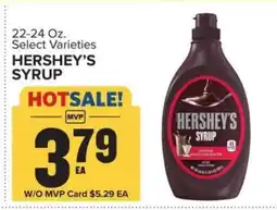 Food Lion Hershey's Syrup offer