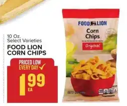 Food Lion FOOD LION CORN CHIPS offer