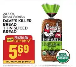 Food Lion Dave's Killer Bread Thin-Sliced Bread offer
