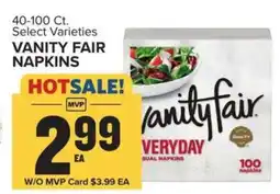 Food Lion Vanity Fair Napkins offer