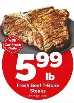 Save a Lot Fresh Beef T-Bone Steaks offer